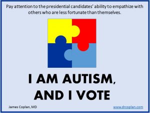I am autism and I vote